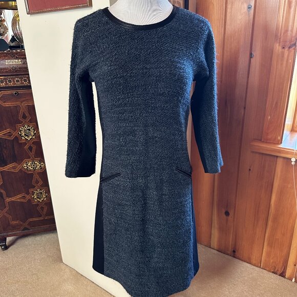 REBECCA TAYLOR Navy and Black Sheathe Dress – 2 - Picture 1 of 11